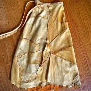 Authentic vintage leather skirt